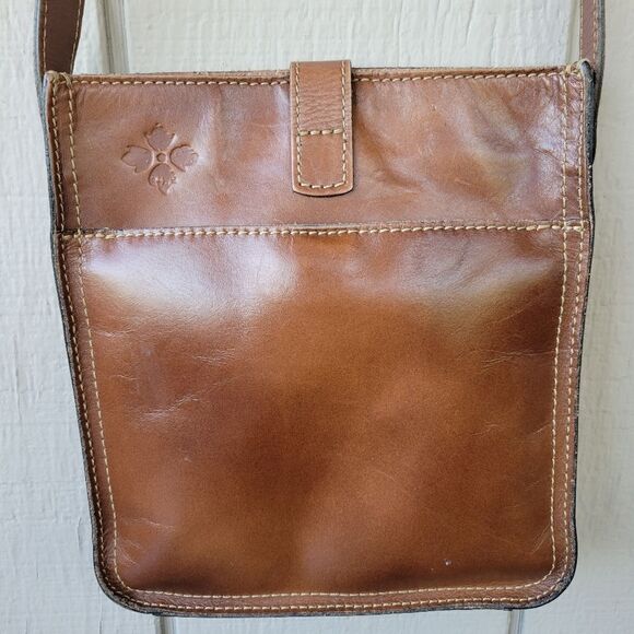 Patricia Nash map crossbody leather purse - Picture 2 of 8
